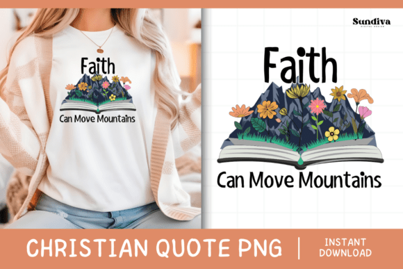 Christian Faith Quote Sublimation PNG 15