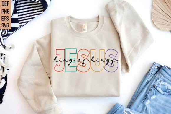 Jesus King of Kings Svg Png, Christian