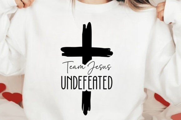 Team Jesus Undefeated Svg, Christian Svg